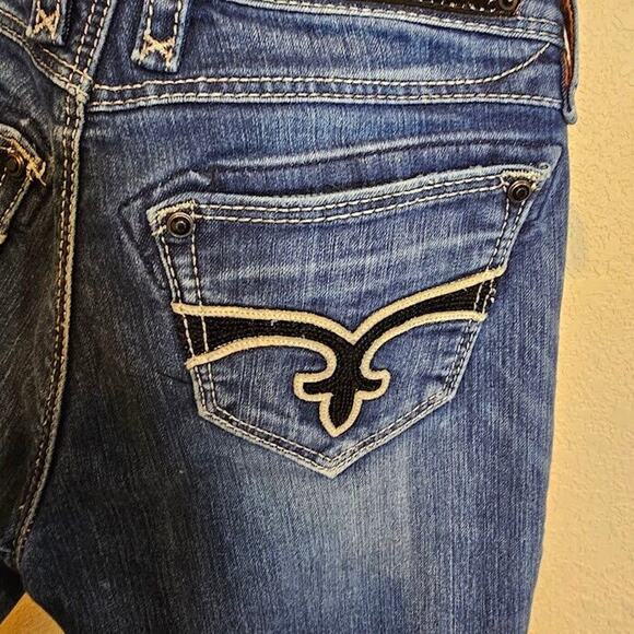 Size 27 Rock Revival Charlotte Easy Boot Cut Jeans - SEE PHOTOS AND DESCRIPTION - Picture 9 of 16